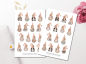 Preview: Gnomes Spring Sticker Set